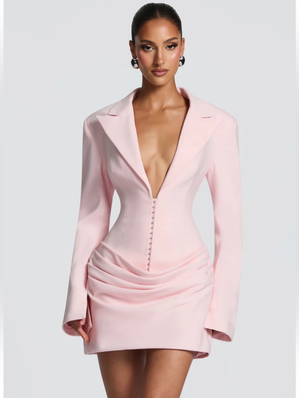BABYBOO | SUSIE MINI DRESS - BLUSH | WORN ONCE